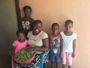 Lumene and her four children