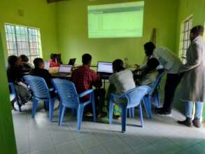 Staff training on an LMS