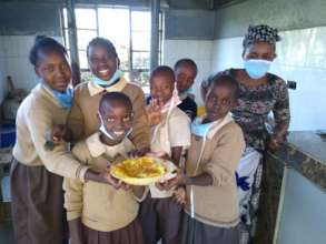 Grade 4 Students with their Teacher