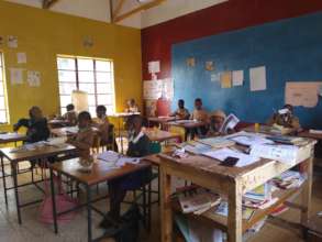 Teacher and Class in Progress