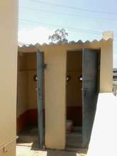 Toilet built by Reaching Hand at Varanasi School