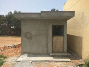 New toilet construction in progress