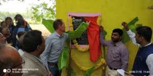 Inauguration of toilet