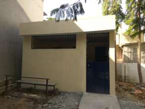 One of our newly constructed toilets