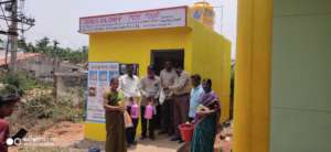 Toilet construction in Government Schools