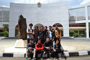 In front of University of Widyatama