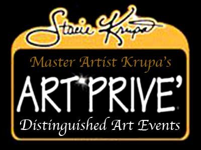 'ART PRIVE' CHARITY EVENTS by Artist Stacie Krupa