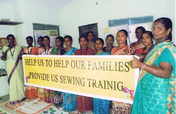 Support 60 poor women sewing for secure living