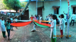 A Dance With Colours of National Flag