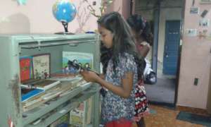 Borrowing a book from library