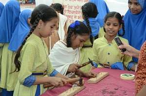 Girls at Gender and Health Fair