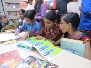 In the library
