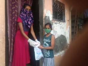 Distribution of Sanitary Pads
