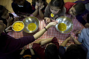 We provide children nutritional support
