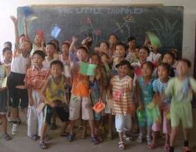 "The Little Tadpoles" celebrate their graduation