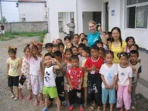 A class in China before performing for  graduation