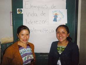 Lizabeth and Vilma  Leaders in their Community