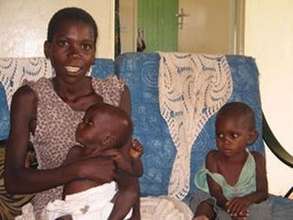 Mother and children
