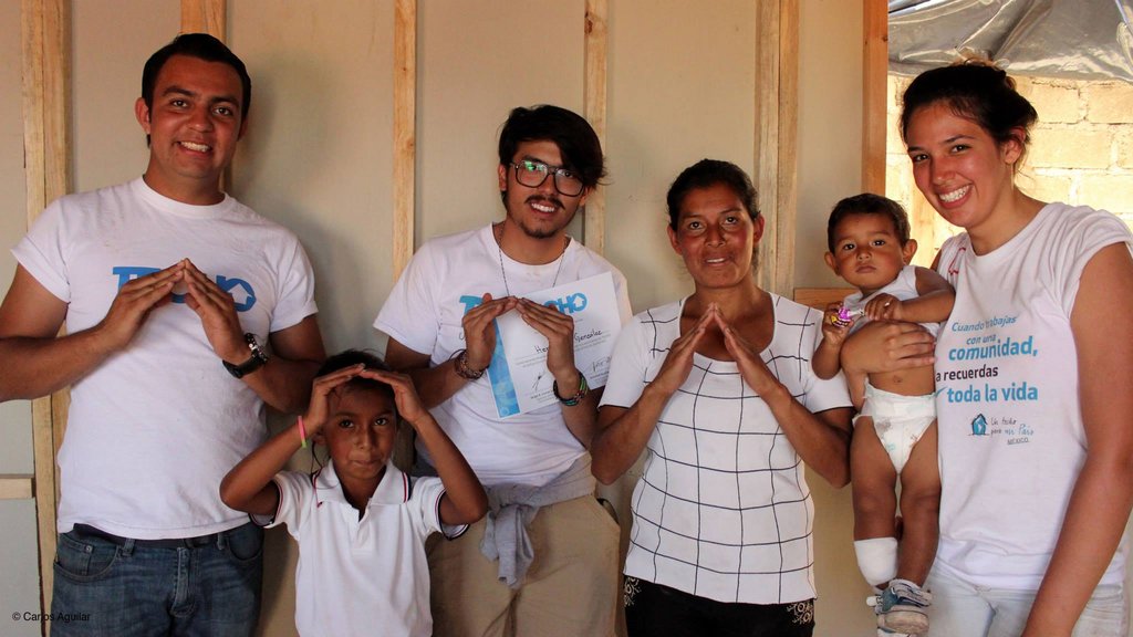 A new home to 17 families in Mexico