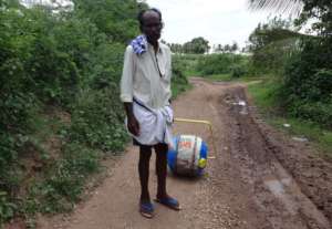 Shiva* travels 4 km to get water