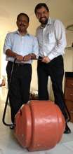 MD Jose and Andrew visiting Wello in Mumbai