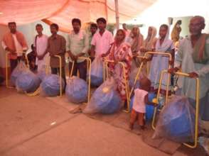 WaterWheels distributed to Families in West Bengal