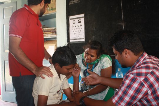 Health camp for the children