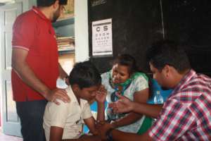 Health camp for the children