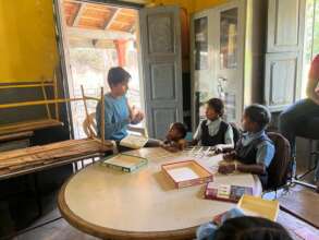 Mathematics Classes being conducted by ACT Interns