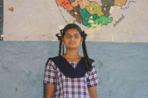 Sandhya at school