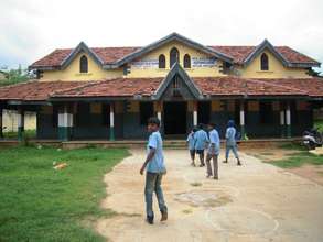 The school building