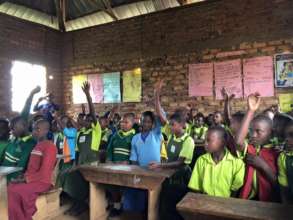 Students at the Glory of Christ Primary School