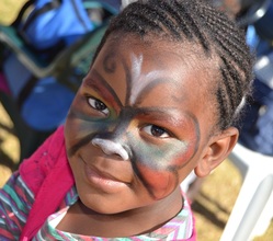 Face-painting fun on Mandela Day