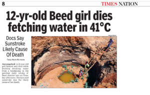 12 year old dies fetching water