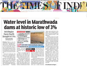 Only 3% water level in Marathwada