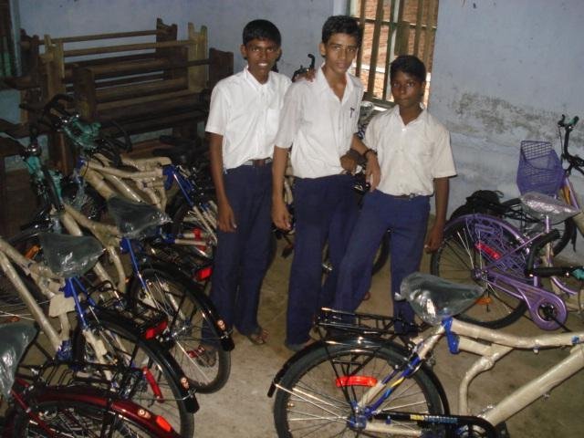 Provide Bicycles for Poor Students in India