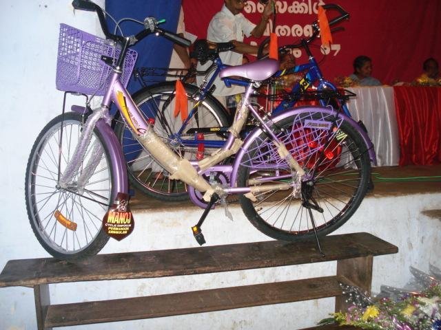 Provide Bicycles for Poor Students in India