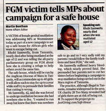 Evening Standard Article Oct 15th 2014
