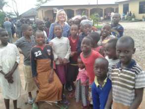 Helen Carey and SH girls