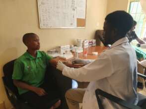 Medical checkup for girls