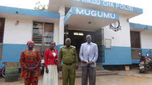Mama Rhobi, Police Commander Mgema and WPC Sijali