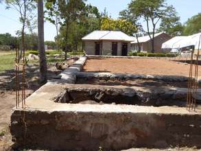 The foundations the road will demolish