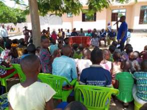 Girls at Safe House learning about FGM