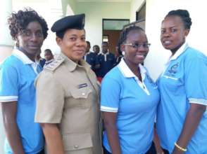 Police gender desk visit Safe House