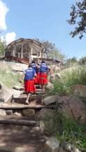 SH girls visit NOMAD camp to learn about tourism