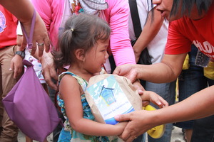 One of the kids homeless after the fire