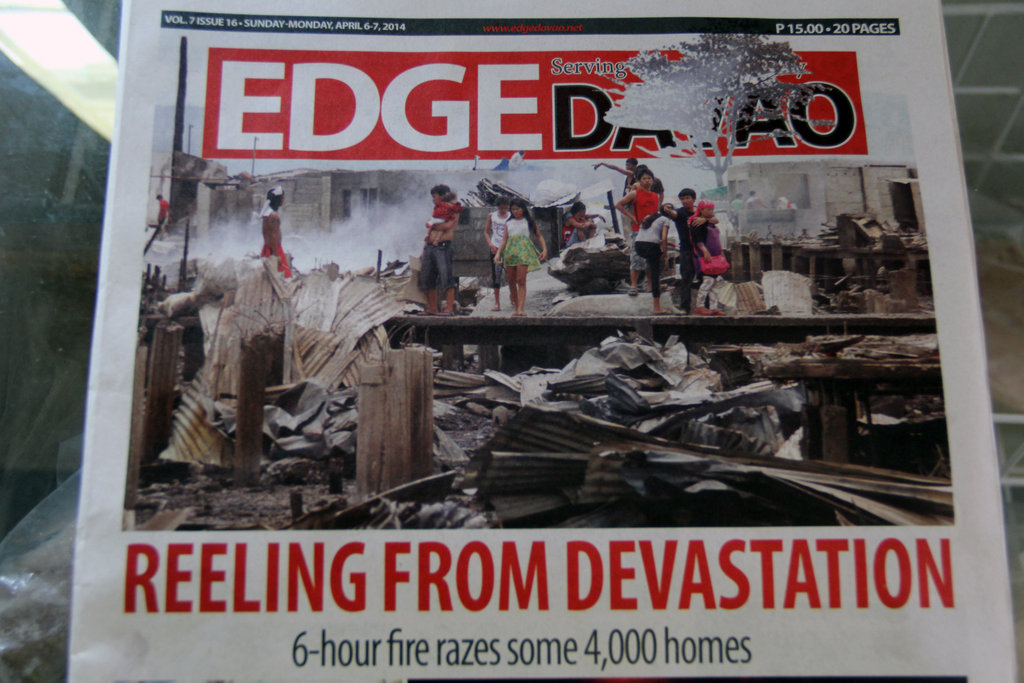 IMMEDIATE ASSISTANCE TO FIRE VICTIMS IN DAVAO CITY