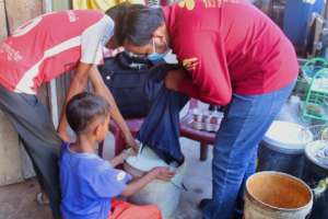 More than 25,000 kg of rice has been distributed