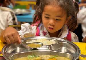 Providing meals to more than 500 children