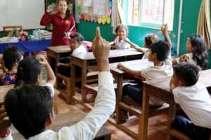 In the classroom at our Education Center